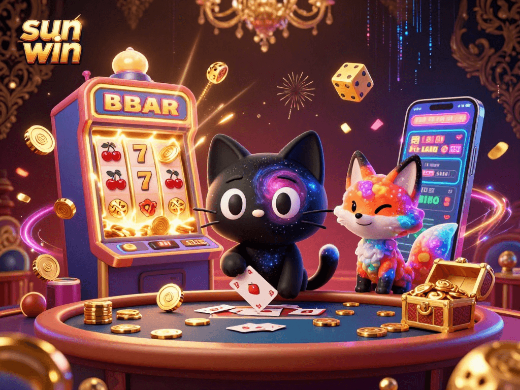 Spin and win big at sun win's cosmic casino table with thrilling jackpots and vibrant characters.