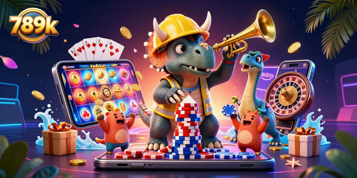Engage with 789k casino fun featuring vibrant characters and exciting game elements!