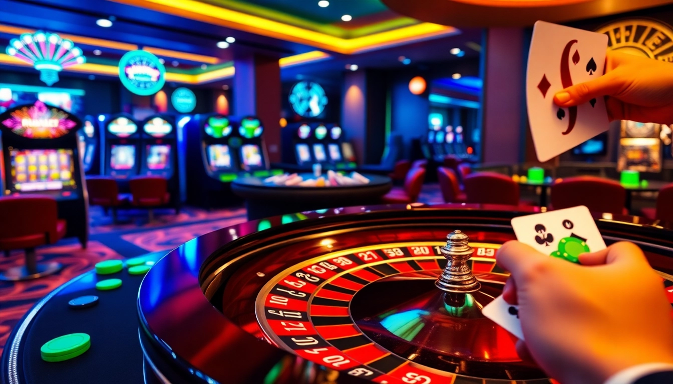 Engage in thrilling gameplay at C168 casino with vibrant roulette action and exciting poker elements.